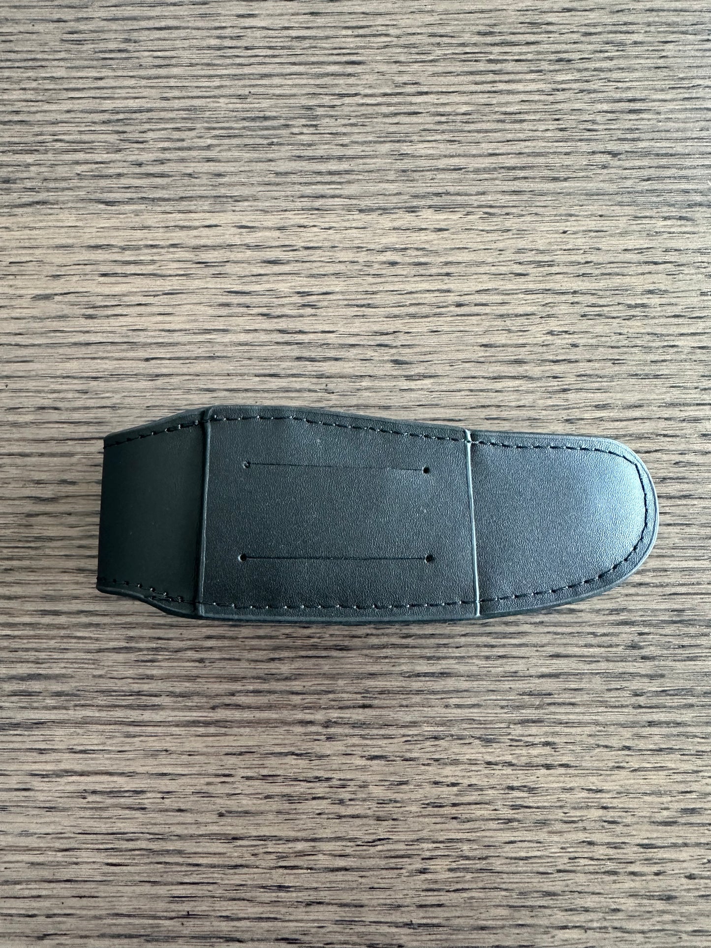 Laguiole en Aubrac Black Leather Sheath Protector for Folding Knife