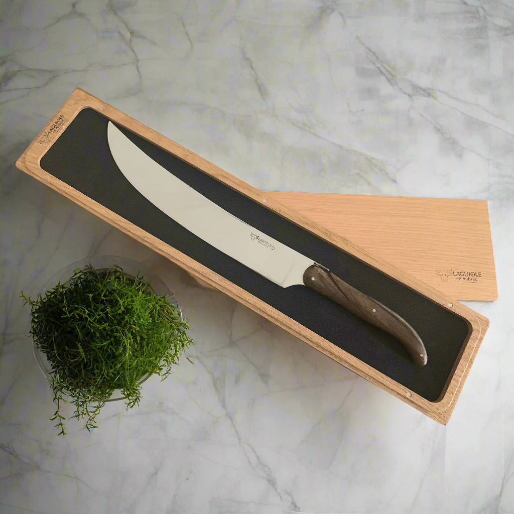 Laguiole en Aubrac Champagne Saber with Ziricote Wood Handle