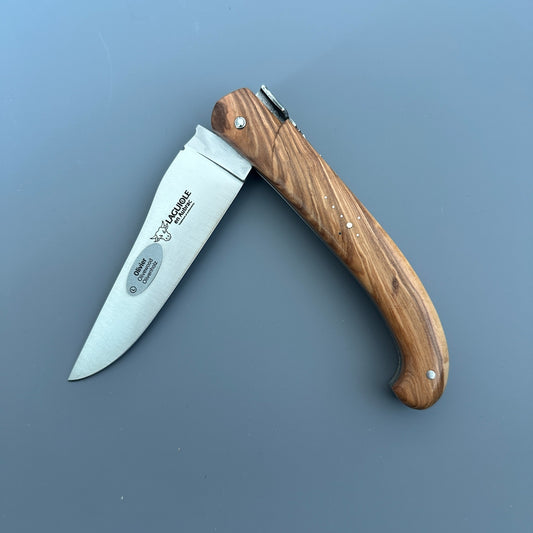 Laguiole en Aubrac The Trapper Folding Knife L0514T – Olivewood Handle