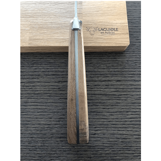 Laguiole en Aubrac Handmade Cheese Knife 'Le Buron', With Walnut Handle - LaguioleEnAubracShop