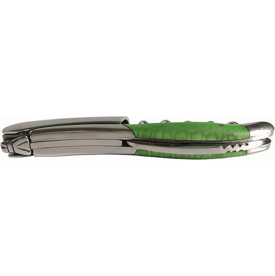 Laguiole en Aubrac Sommelier Waiter's Corkscrew with Juma Green Handle - LaguioleEnAubracShop