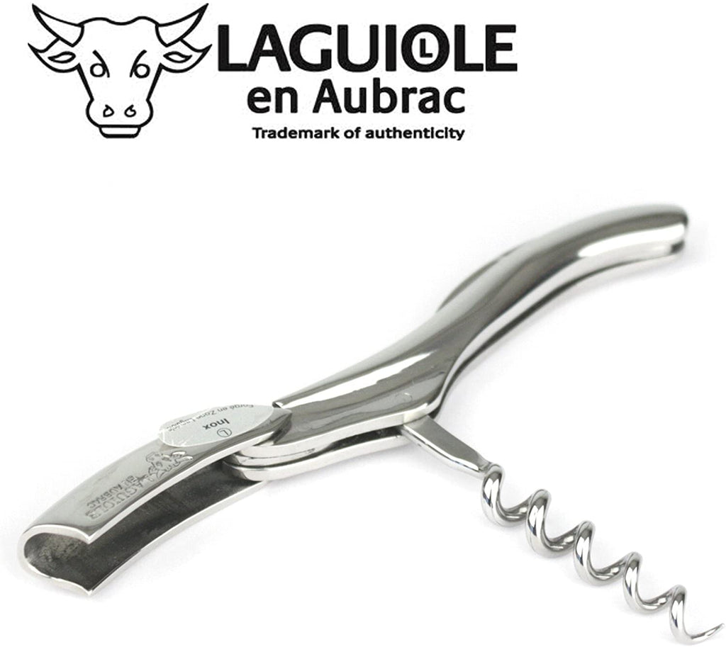 Laguiole en Aubrac Sommelier Corkscrew Wine Opener with Stainles Steel Handle - LaguioleEnAubracShop