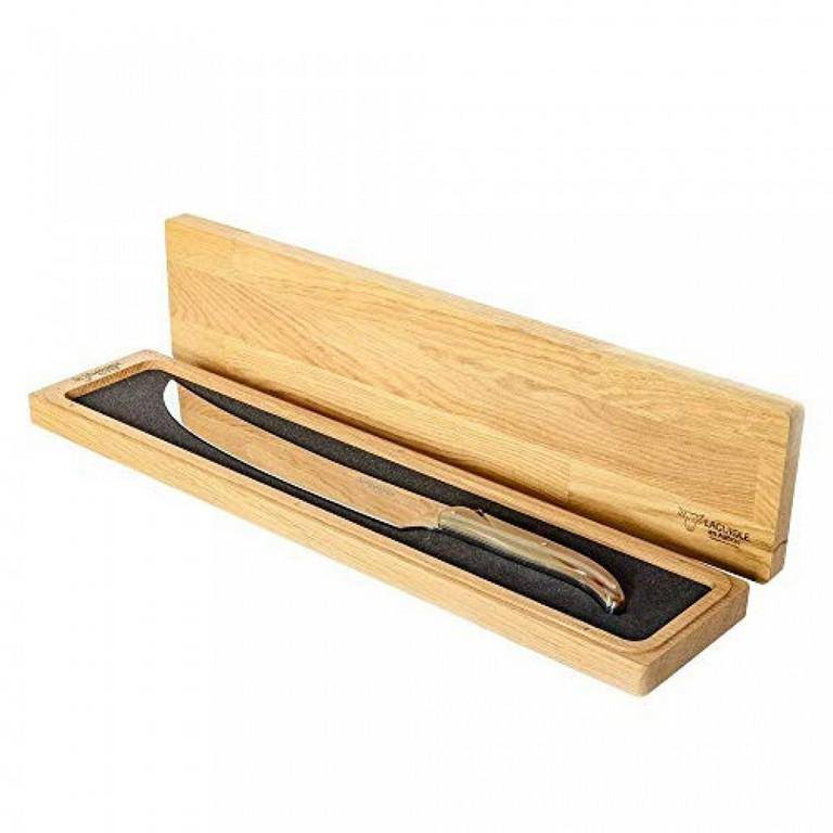 Laguiole en Aubrac Handcrafted Champagne Saber with Solid Horn Handle - LaguioleEnAubracShop