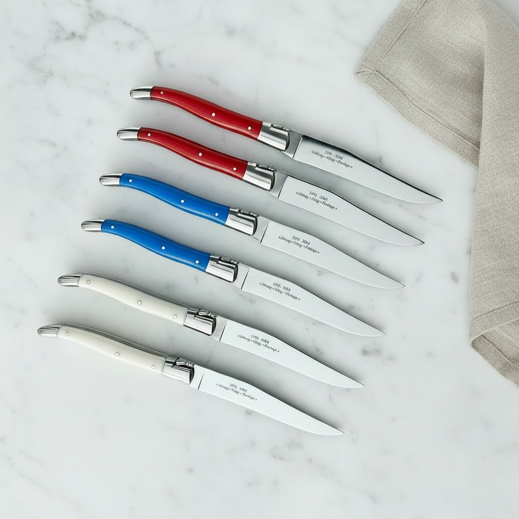 Laguiole en Aubrac 250th USA Independence Anniversary 6-Piece Steak Knife Set