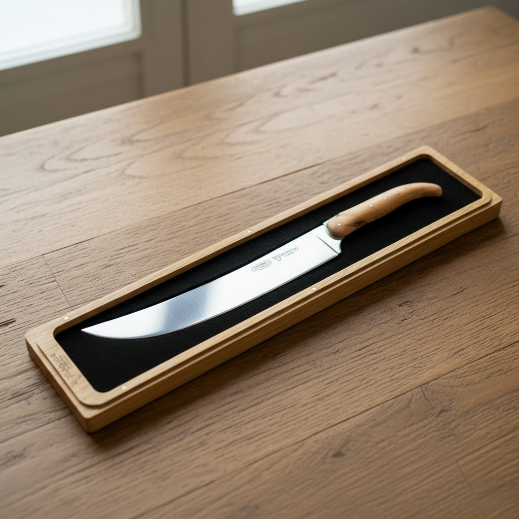 Laguiole en Aubrac Champagne Saber with Juniper Wood Handle