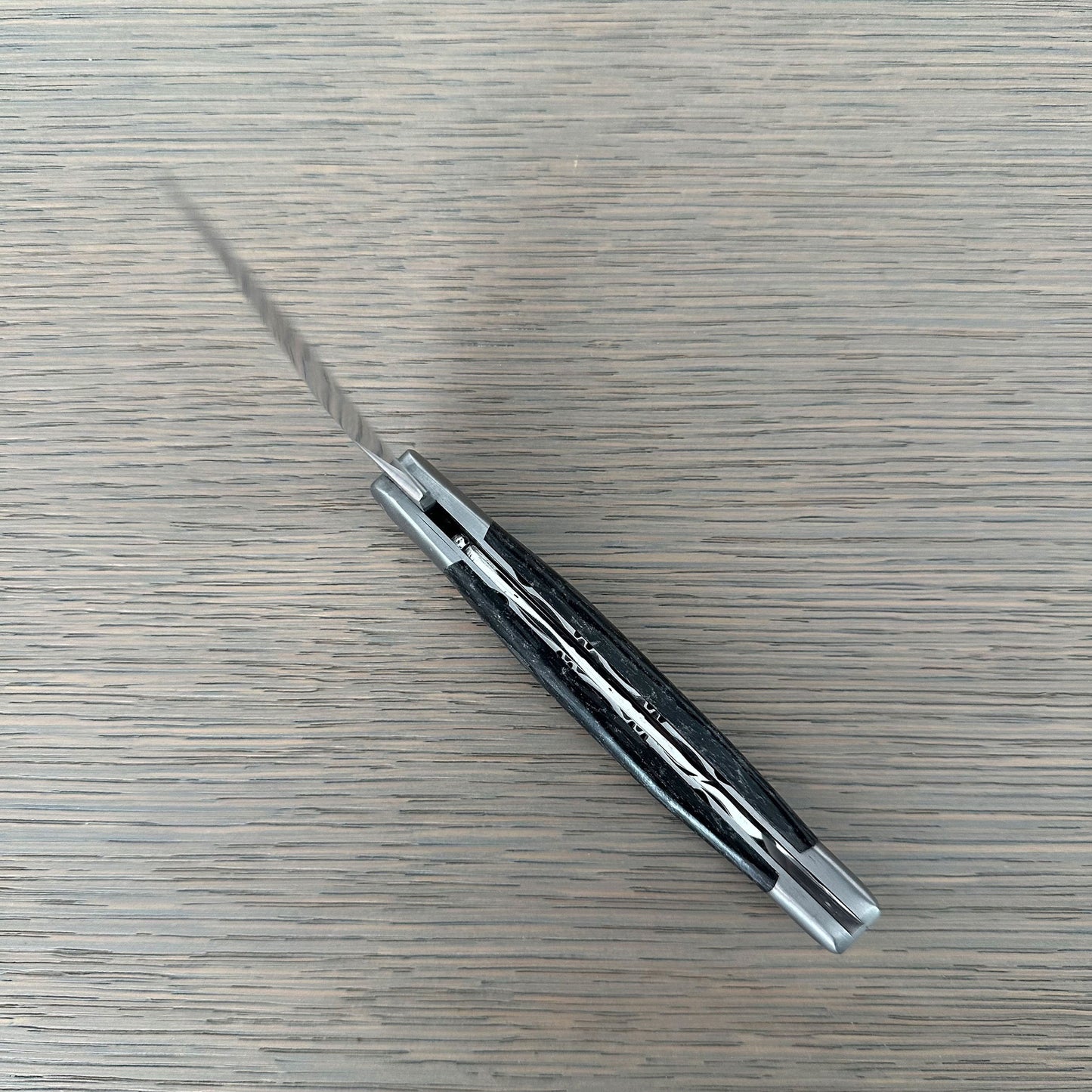 มีดเอนกประสงค์ Laguiole en Aubrac Handcrafted Doble Plated with Matte Bolsters ด้ามไม้ Royal Ebony 4.75 นิ้ว