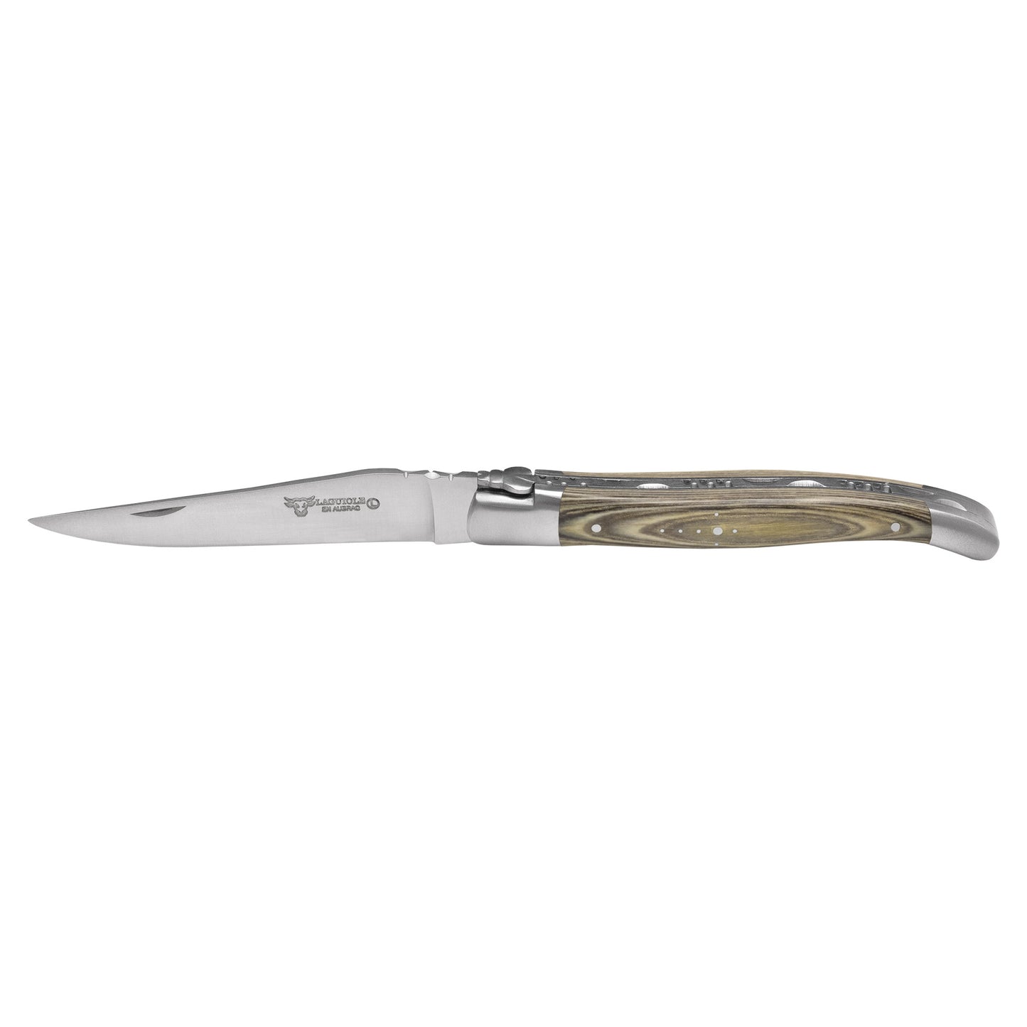 Laguiole en Aubrac Luxury Multipurpose Forged Folding Knife, With Pakawood Handle, 4.75- Inches