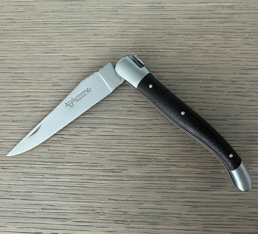 Laguiole en Aubrac Handcrafted Plate Folding Knife "Terre de Aubrac", 4.75 Inches