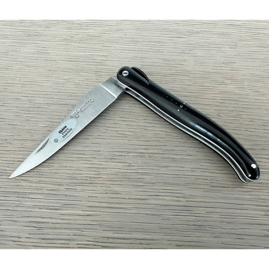Laguiole en Aubrac Americas 250th Anniversary Collection Knife with Ebony Wood Handle, 4.7-in