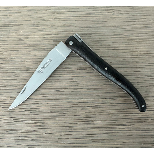 Laguiole en Aubrac Handcrafted Plate Folding Knife "Terre de Aubrac" with Daffodil Bee