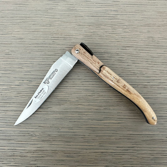 Laguiole en Aubrac Americas 250th Anniversary Collection Knife with Aubrac Wood Handle, 4.7-in