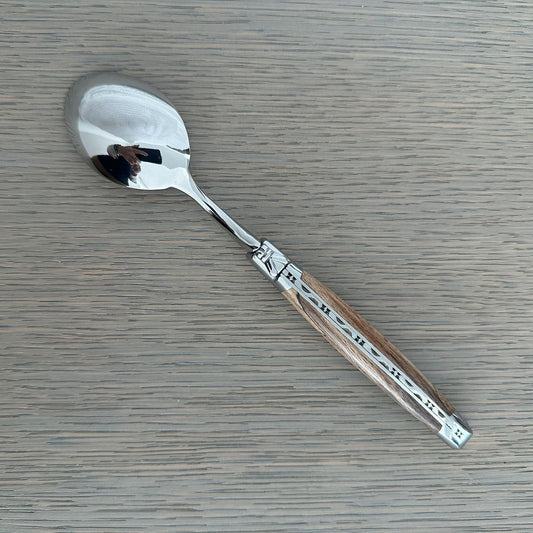 Laguiole en Aubrac Dinner Spoon, Beech Aubrac Wood Handle