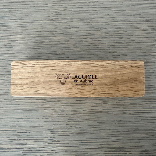 Laguiole en Aubrac Oak Wood Storage Case for Folding Knives