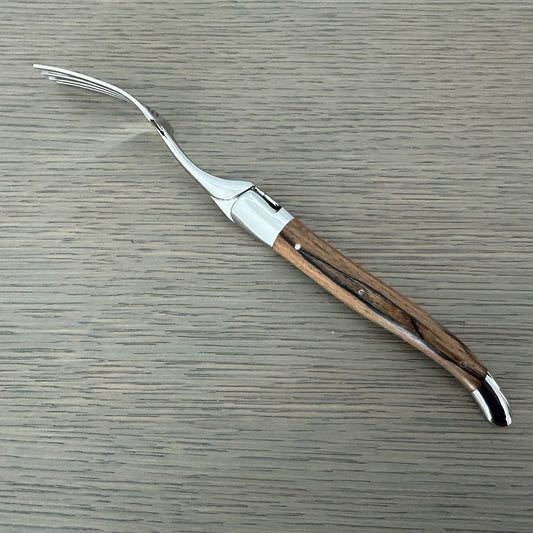 Laguiole en Aubrac Dinner Fork, Beech Aubrac Wood Handle