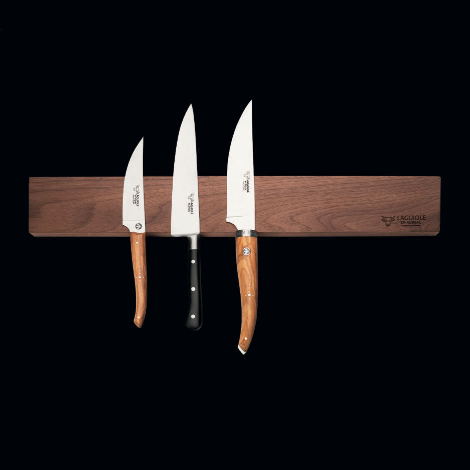 Laguiole en Aubrac Walnut Magnetic Knife Holder Bar
