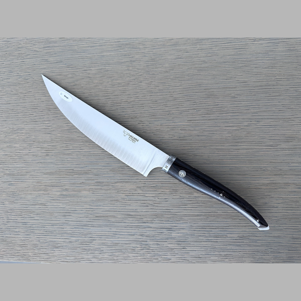 Laguiole en Aubrac Gourmet Cuisine Chef's Knife Wenge Handle, 8"