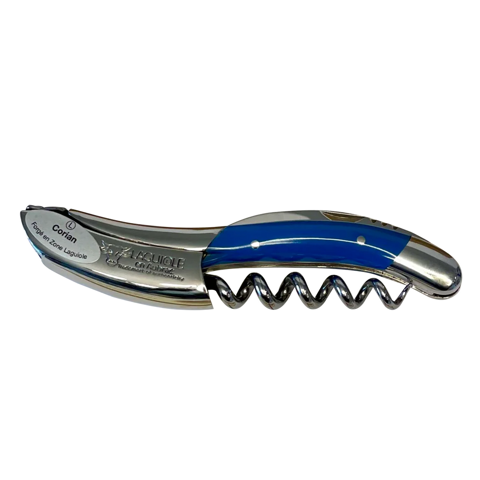 LAGUIOLE コルクスクリュー 青ハンドル Handcrafted Sommelier Waiter's Corkscrew with Marine Blue Corian