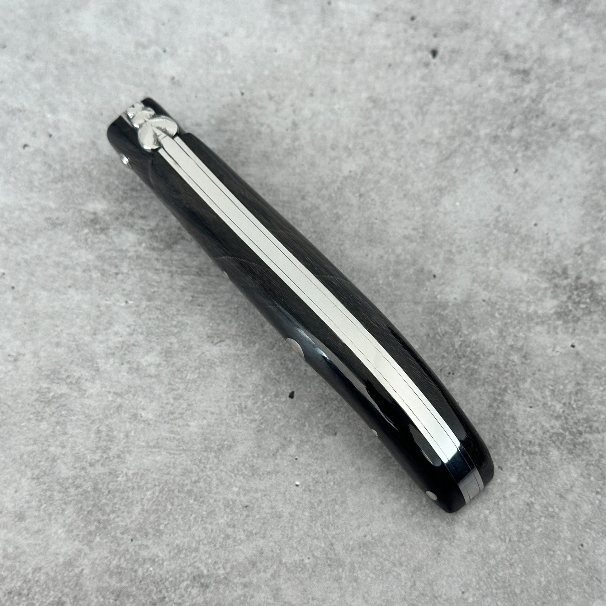 Laguiole en Aubrac Coupé Porche Folding Knife with Buffalo Handle
