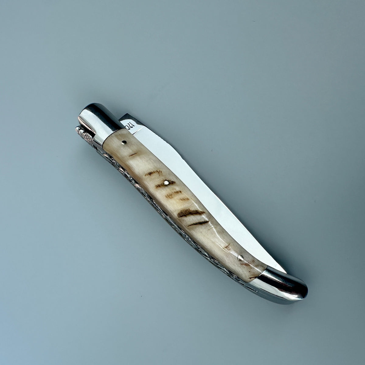 Laguiole en Aubrac Double-Plated Knife – Ram Crust Handle