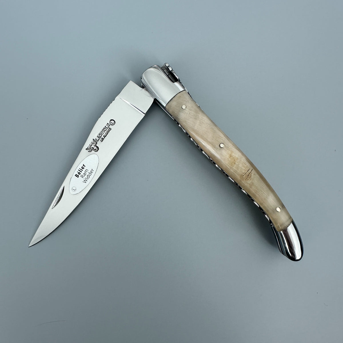 Laguiole en Aubrac Double-Plated Knife – Ram Crust Handle