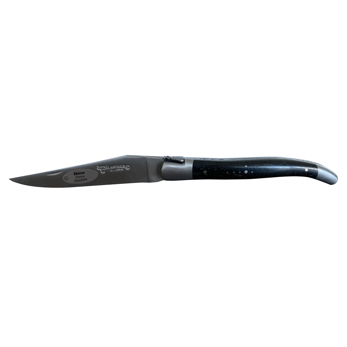 Laguiole en Aubrac Luxury Handcrafted Multipurpose Knife with Ebony Wood Handle, 4.75-Inches - LaguioleEnAubracShop