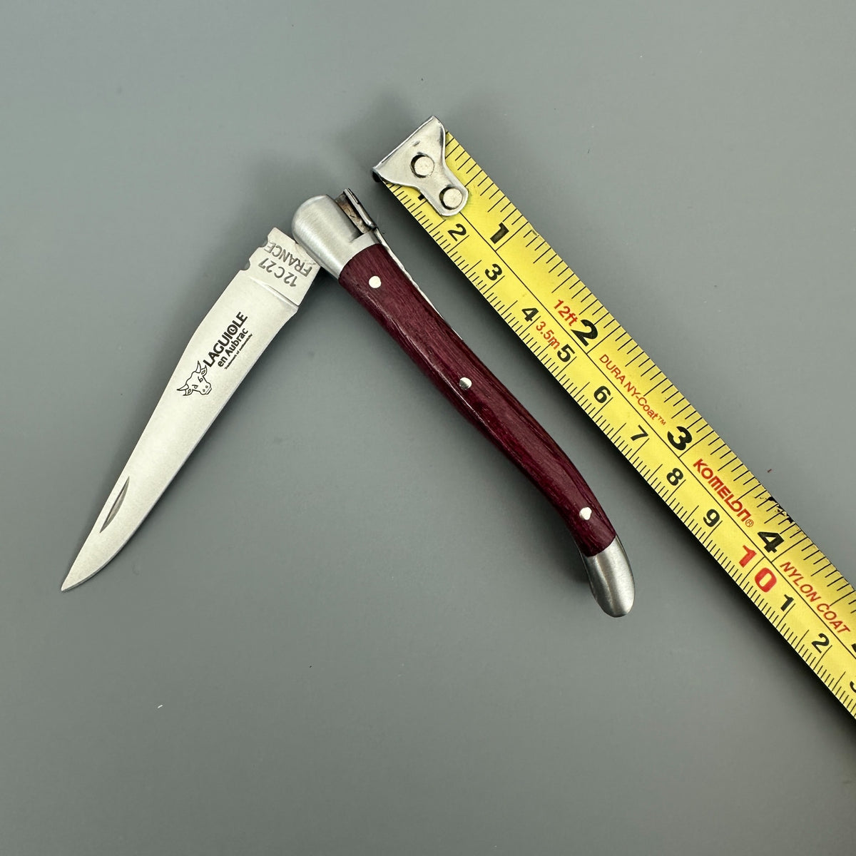 Laguiole en Aubrac Mini Folding Knife — Amaranth Wood, 3-in