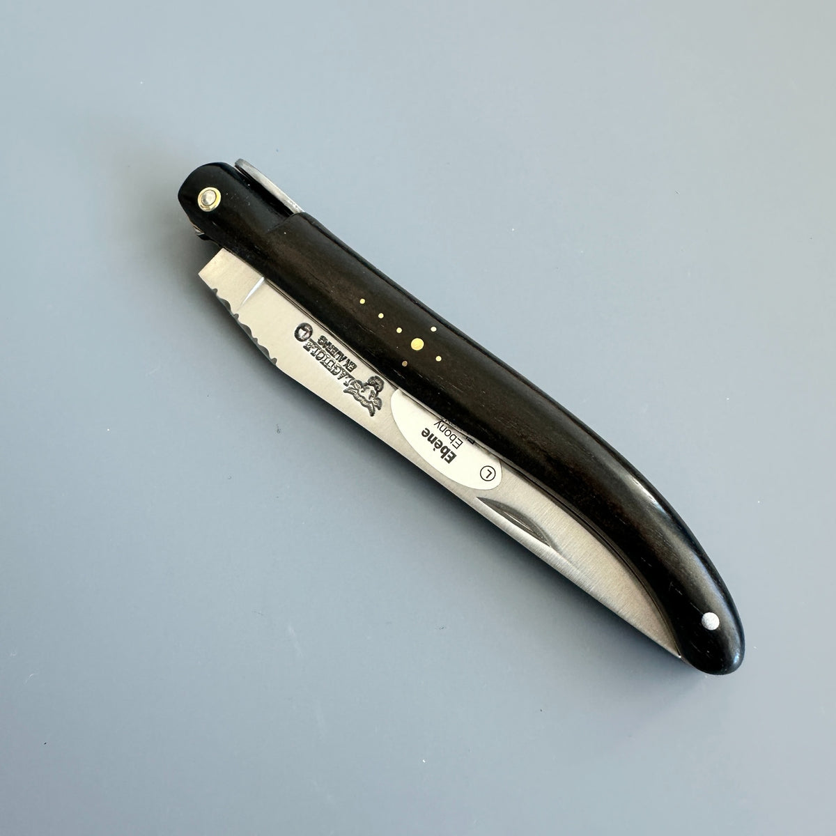 Laguiole en Aubrac — Origine Tour Eiffel Limited Edition Folding Knife | Ebony & Brass