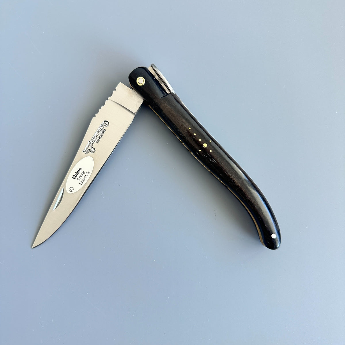 Laguiole en Aubrac — Origine Tour Eiffel Limited Edition Folding Knife | Ebony & Brass
