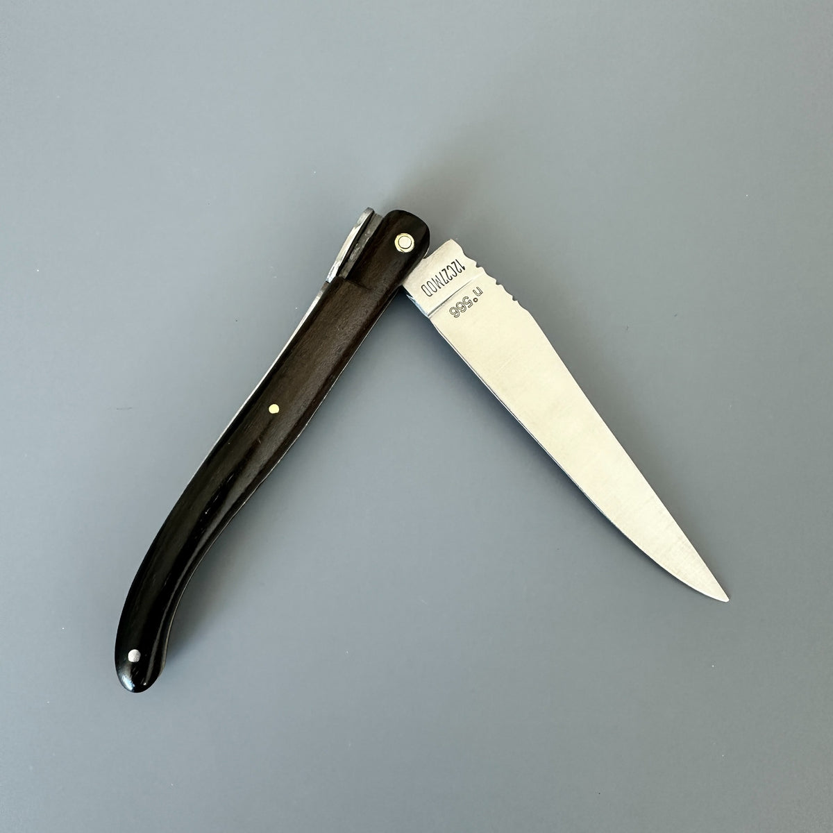 Laguiole en Aubrac — Origine Tour Eiffel Limited Edition Folding Knife | Ebony & Brass
