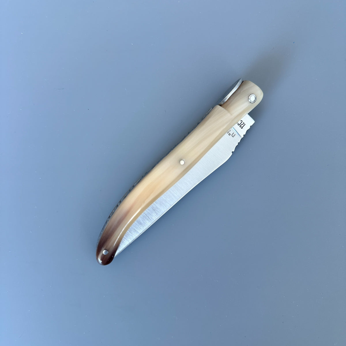 Laguiole en Aubrac — Origine Tour Eiffel Limited Edition Folding Knife | Solid Horn Handle