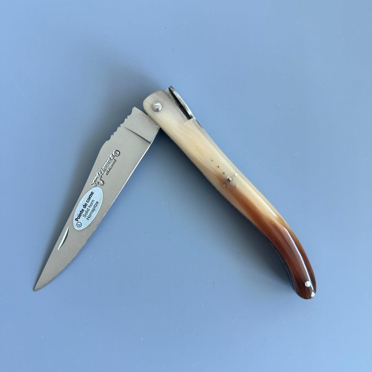 Laguiole en Aubrac — Origine Tour Eiffel Limited Edition Folding Knife | Solid Horn Handle