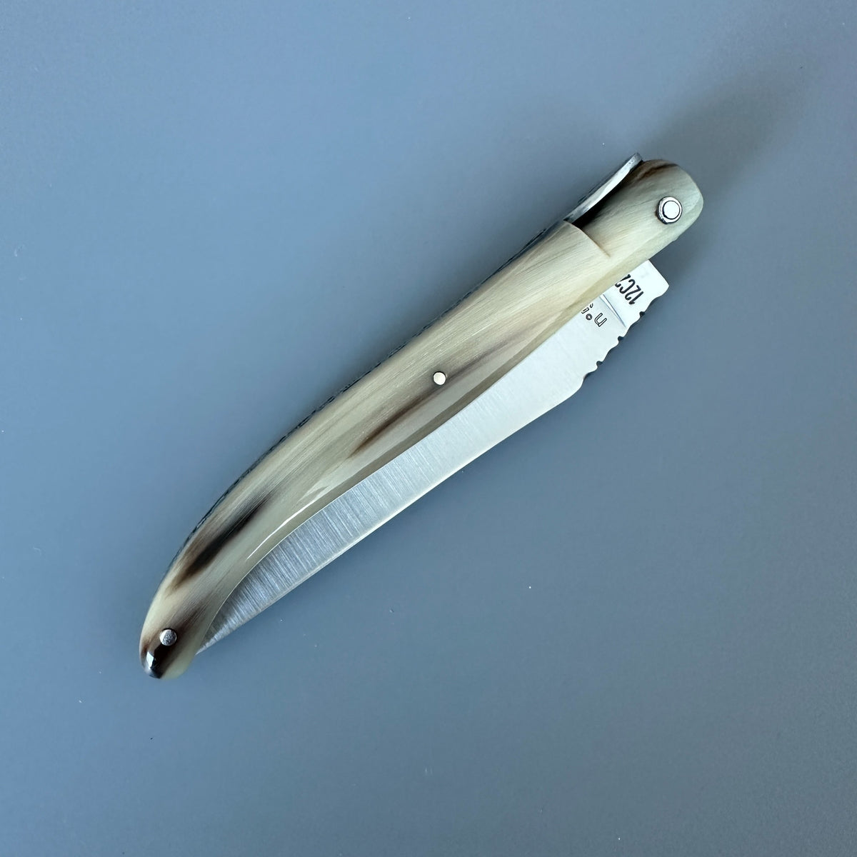 Laguiole en Aubrac — Origine Tour Eiffel Limited Edition Folding Knife | Solid Horn Handle