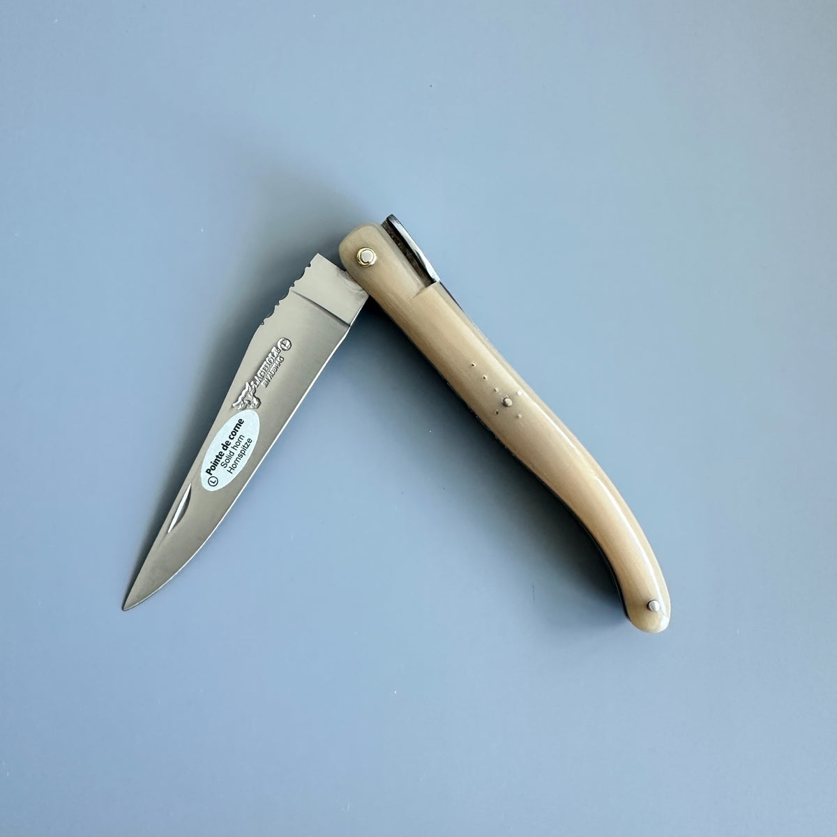 Laguiole en Aubrac — Origine Tour Eiffel Limited Edition Folding Knife | Solid Horn Handle