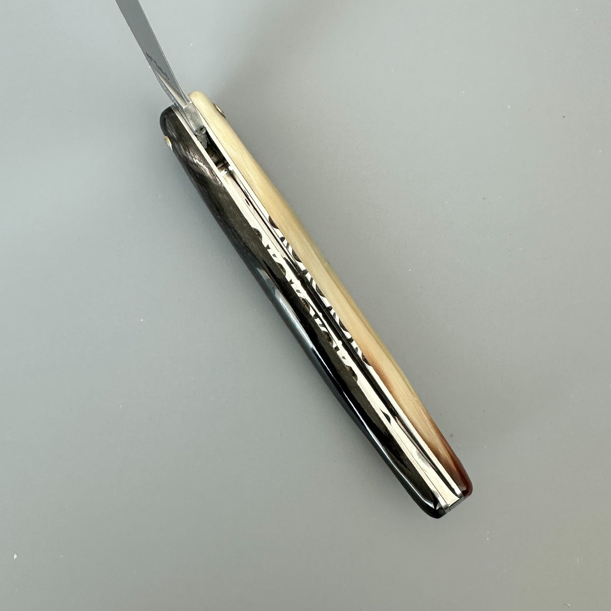 Laguiole en Aubrac — Origine Tour Eiffel Limited Edition Folding Knife | Solid Horn Handle