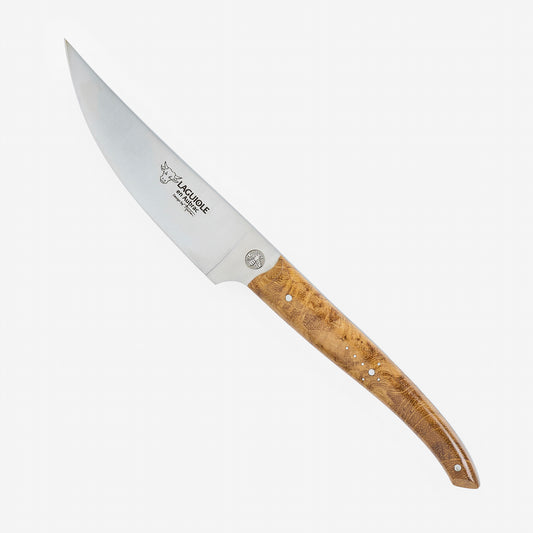 Laguiole en Aubrac Handcrafted Paring Knife, Teak Wood Handle - LaguioleEnAubracShop