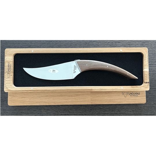 Laguiole en Aubrac Handmade Cheese Knife 'Le Buron', With Walnut Handle - LaguioleEnAubracShop