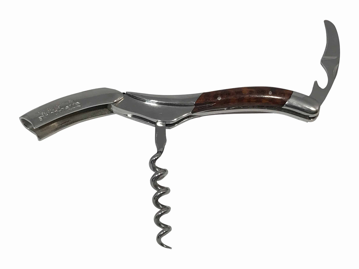 Laguiole en Aubrac Sommelier DeLuxe No 7 Waiter's Corkscrew with Amourette Snakewood Handle - LaguioleEnAubracShop
