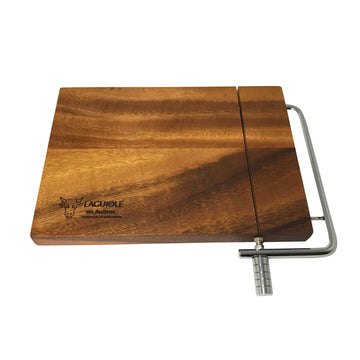 Laguiole en Aubrac Solid Acacia Wood Cheese Cutting & Serving Board, 9.75 x 7.25-in - LaguioleEnAubracShop