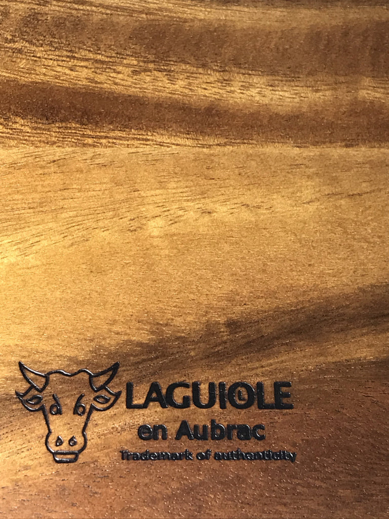 Laguiole en Aubrac Solid Acacia Wood Cheese Cutting & Serving Board, 9.75 x 7.25-in - LaguioleEnAubracShop