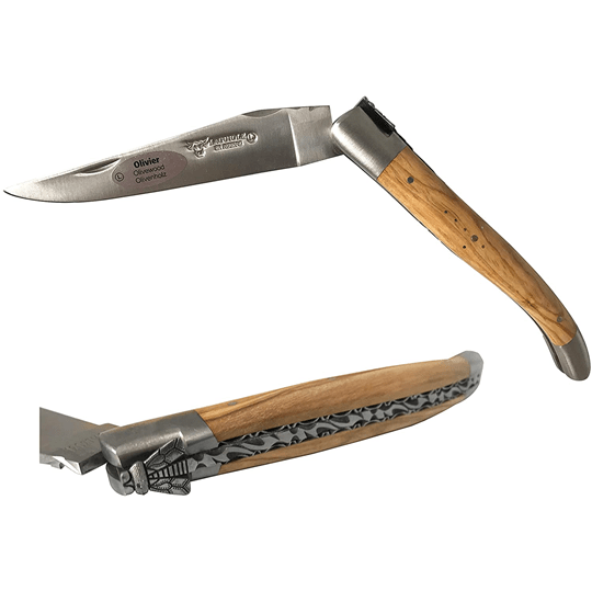 Laguiole en Aubrac Luxury Handcarved Plates Multipurpose Knife