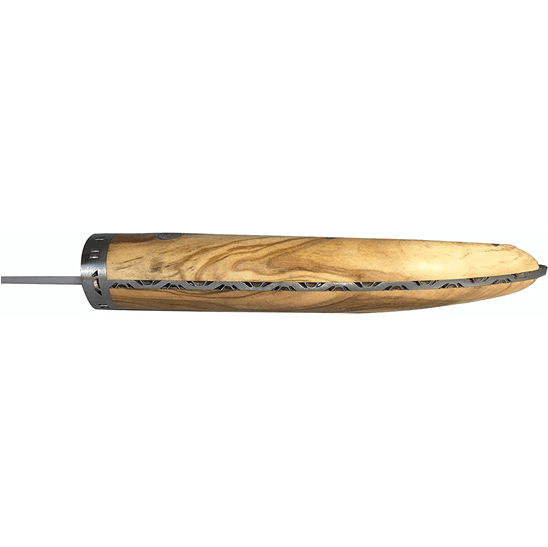 Laguiole en Aubrac Stainless Fully Forged Steel Bread Serrated Knife with Olivewood Handle, 9-in - LaguioleEnAubracShop