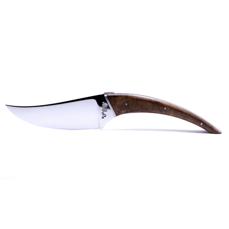 Laguiole en Aubrac Handmade Cheese Knife 'Le Buron', With Walnut Handle - LaguioleEnAubracShop