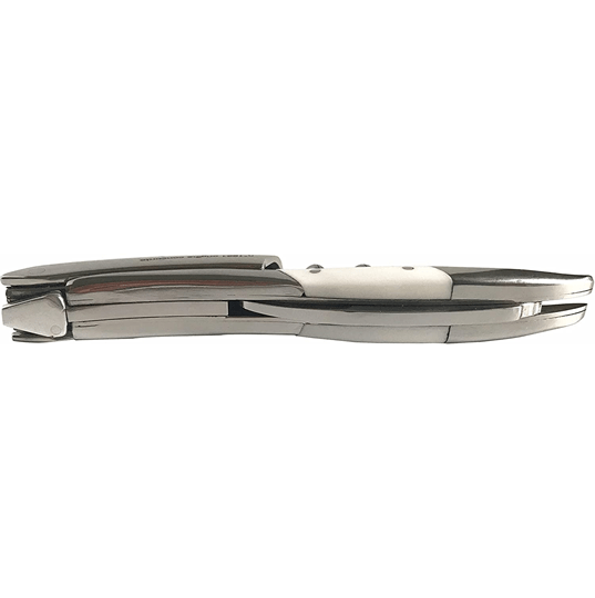 Laguiole en Aubrac Concorde Sommelier Waiter's Corkscrew with White Resin Handle - LaguioleEnAubracShop