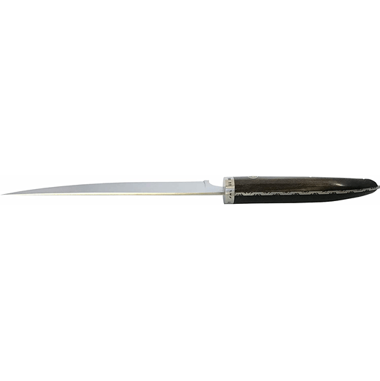 Laguiole en Aubrac Handcrafted Cuisine Gourmet Chef's Knife with Ebony Handle, 9-in - LaguioleEnAubracShop