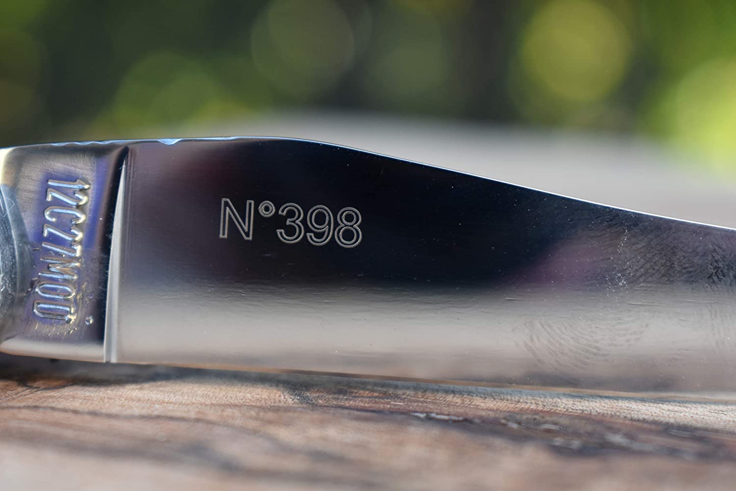 Laguiole en Aubrac Handcrafted Limited Edition Double Plated Multipurpose Knife with Burl Olivewood Handle, 4.75 inches - LaguioleEnAubracShop