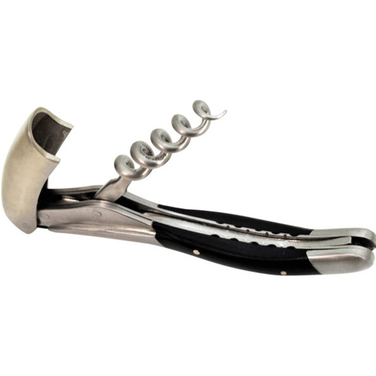 Laguiole En Aubrac DeLuxe No7 Sommelier Waiter's Corkscrew with Ebony Wood Handle - LaguioleEnAubracShop