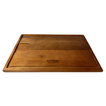 Laguiole en Aubrac Solid Acacia Wood Cutting & Serving Board, 17.5 x 12-Inches - LaguioleEnAubracShop
