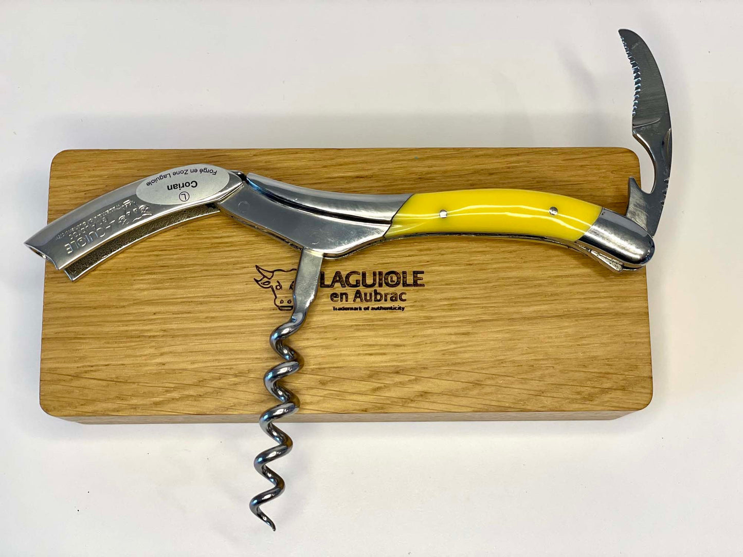 Laguiole en Aubrac Sommelier Waiter's Corkscrew with Corian Handle - LaguioleEnAubracShop