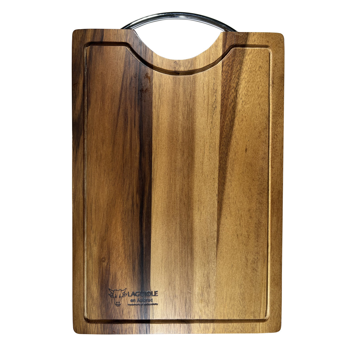 Laguiole en Aubrac Solid Acacia Wood Cutting & Serving Board, 14.25 x 9.90-in - LaguioleEnAubracShop
