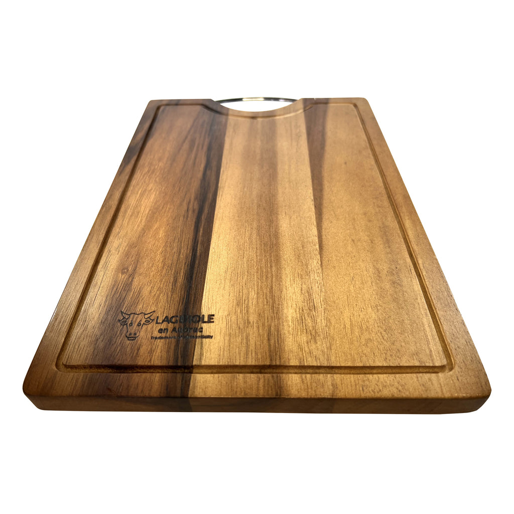 Laguiole en Aubrac Solid Acacia Wood Cutting & Serving Board, 14.25 x 9.90-in - LaguioleEnAubracShop